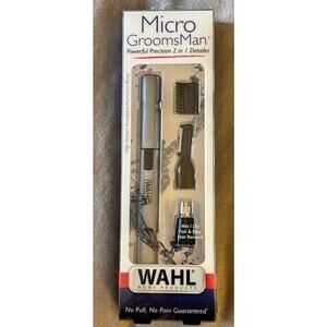 2 in 1 Wahl Micro Groomsman Battery Personal Trimmer for Hygienic Grooming NEW